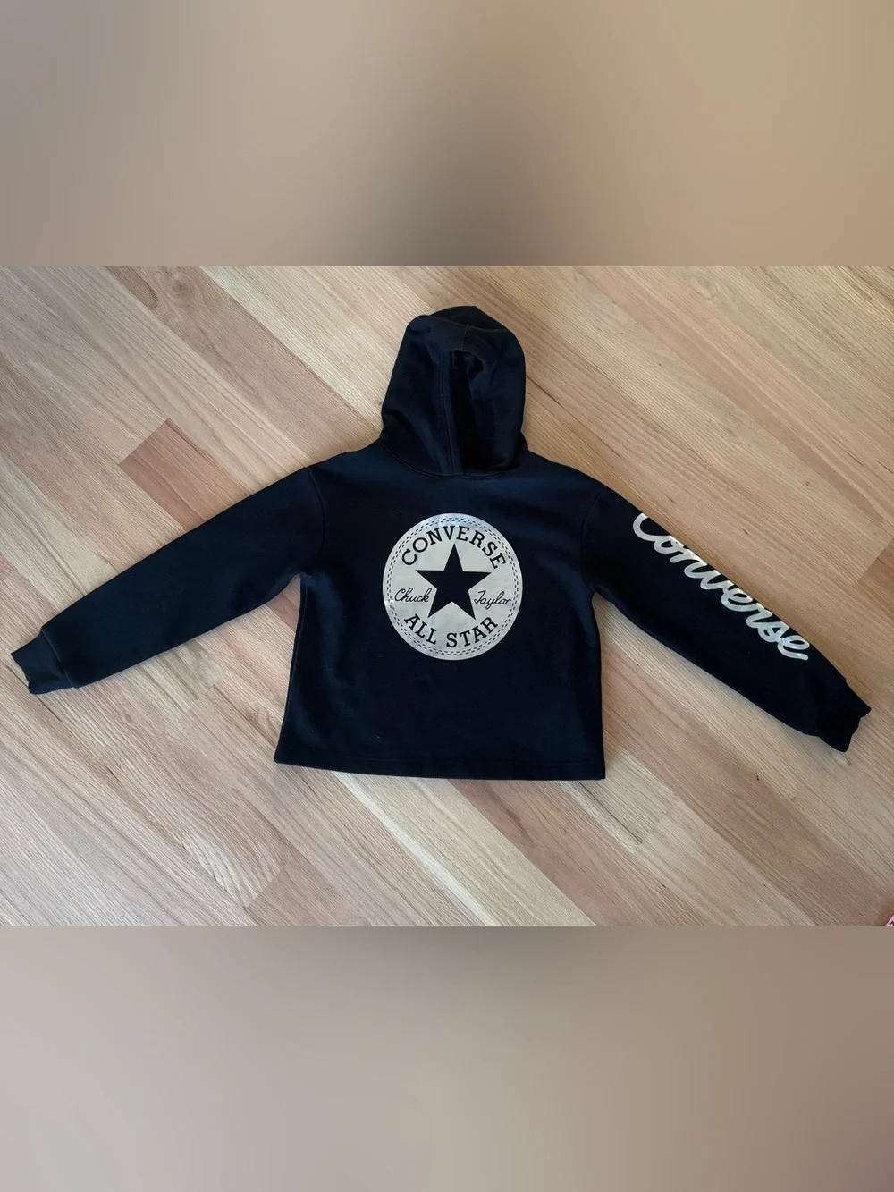 Converse Black Kids All Star Pullover Hoodie 12-13 Years